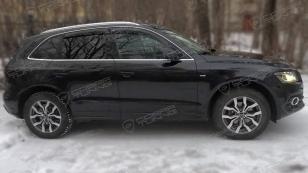 Дефлекторы окон (ветровики) Audi Q5 5d (8R) 2008-2012; 2012"EuroStandard" (Ауди Ку5) Кобра Тюнинг