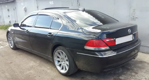 Дефлекторы окон (ветровики) BMW 7 Sd (E66) Long 2001-2008 (БМВ Е66) Кобра Тюнинг